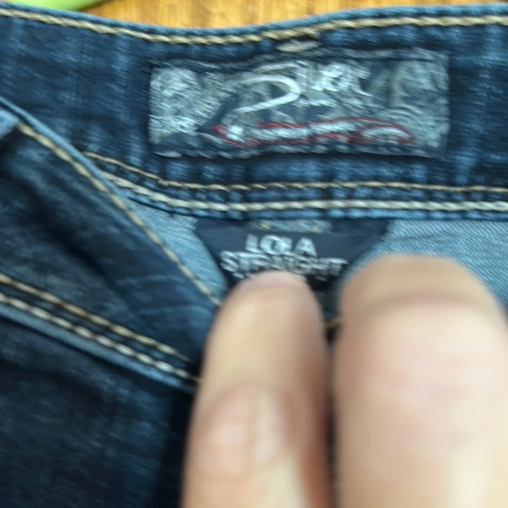 Silver Jeans Dark Blue Straight Leg Women's Jeans - Picture 3 of 3